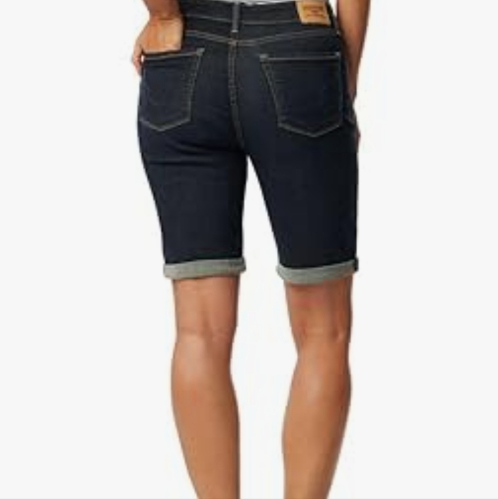 Signature by Levi Strauss & Co. Gold Women's Mid-Rise Bermuda Shorts - Picture 5 of 6